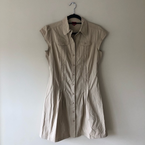 Merona Dresses & Skirts - Merona beige/tan shirt dress